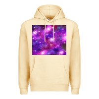 Pina Colada colorful abstract galaxy black and purple Premium Hoodie - TumblerDesignByShophia