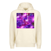 Sandshell colorful abstract galaxy black and purple Premium Hoodie - TumblerDesignByShophia