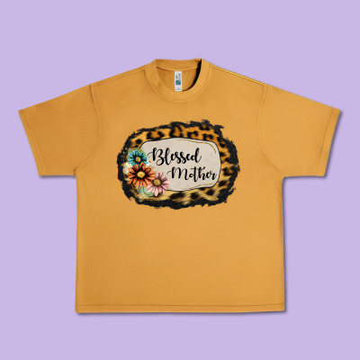 Blessed Mother Urban Heavy Tee Designed By Jasminsmagicworld