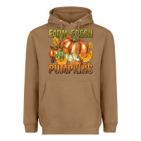 Toasted Coconut Farm Fresh Pumpkins Heavyweight Hoodie - texasbilliewilder