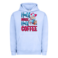 Pigment Grape Ice Half Nurse Half Coffee Urban Hoodie - FaDigitalArtStudio