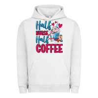 Pigment Lunar Rock Half Nurse Half Coffee Urban Hoodie - FaDigitalArtStudio