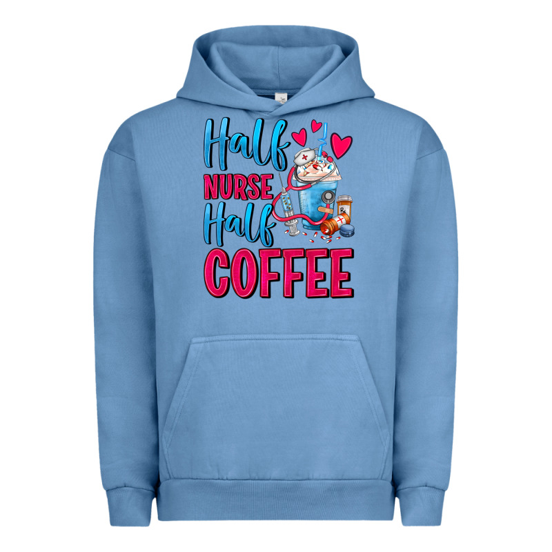 Half Nurse Half Coffee Urban Hoodie by FaDigitalArtStudio | Teevron