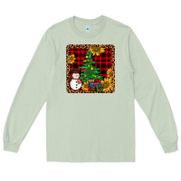 Matcha snowman trees coaster Long Sleeve Tee - JahusDesignShop