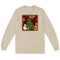 Mushroom snowman trees coaster Long Sleeve Tee - JahusDesignShop