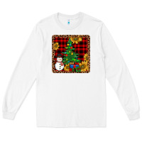 White snowman trees coaster Long Sleeve Tee - JahusDesignShop