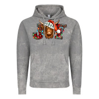 Cloud Rock joy christmas shaggy cow Vintage Hoodie - Jasminsmagicworld