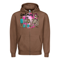 Chestnut good moms say bad words Zipper Hoodie - Artiststas