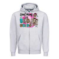 Heather Grey good moms say bad words Zipper Hoodie - Artiststas