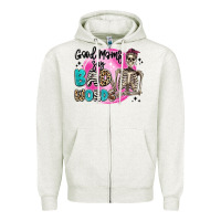 Oatmeal Heather good moms say bad words Zipper Hoodie - Artiststas