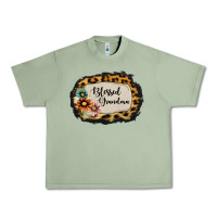 Oil Green blessed grandma Urban Heavy Tee - Jasminsmagicworld