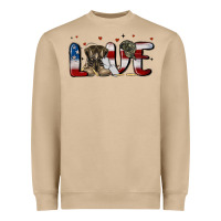 Love Army Heavyweight Sweatshirt | Teevron