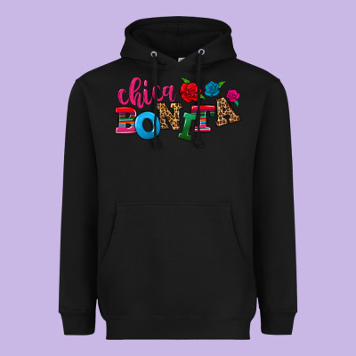 Chica Bonita Heavyweight Hoodie Designed By Nancycooperartshop