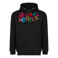 Black Chica bonita Heavyweight Hoodie - NancyCooperArtShop