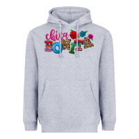 Heather Grey Chica bonita Heavyweight Hoodie - NancyCooperArtShop
