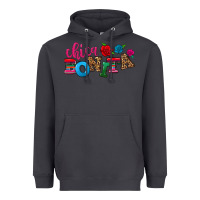 Smoke Chica bonita Heavyweight Hoodie - NancyCooperArtShop