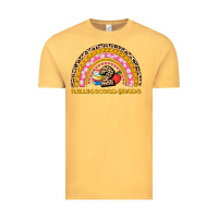Vintage Mustard back to school rainbow hello second grade Vintage Tee - AdoDesignShop