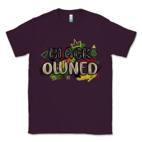 Plum black owned Classic Tee - MaliasSmallBusiness