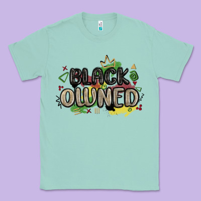 Black Owned Classic Tee Designed By Maliassmallbusiness