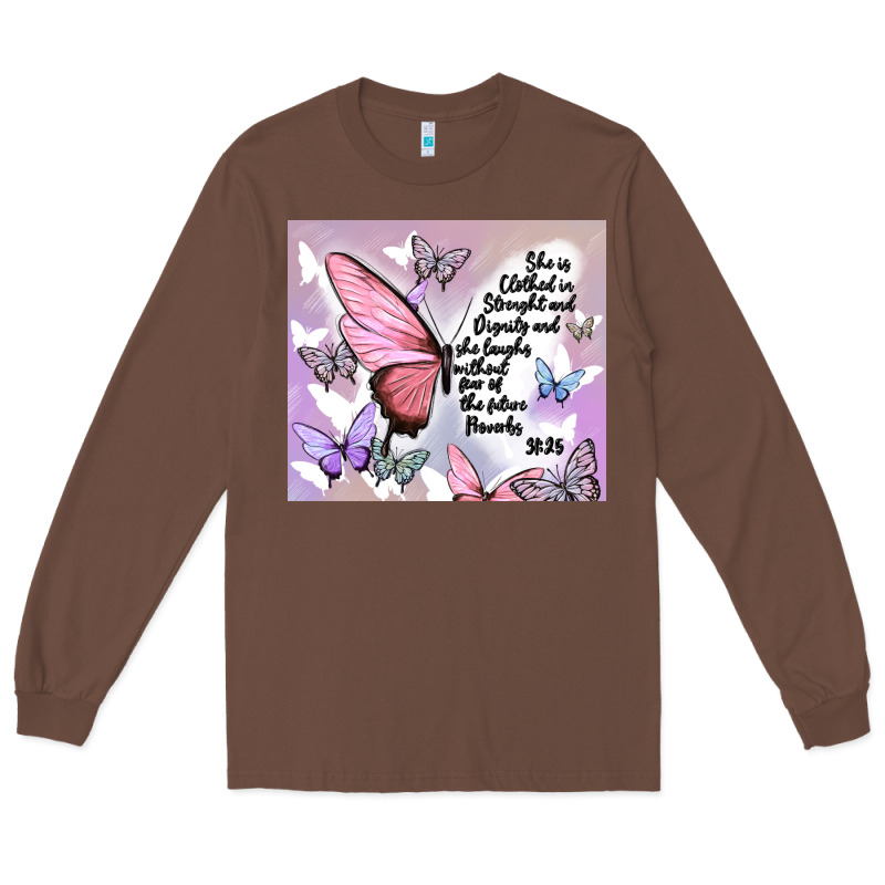 Bible Verse Long Sleeve Tee by MaliasSmallBusiness | Teevron