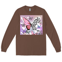 Chestnut bible verse Long Sleeve Tee - MaliasSmallBusiness