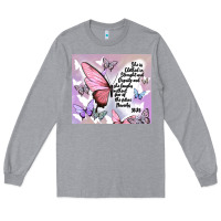 Heather Grey bible verse Long Sleeve Tee - MaliasSmallBusiness