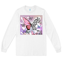 White bible verse Long Sleeve Tee - MaliasSmallBusiness