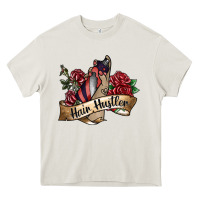Cream hair hustler spray Heavy Core Tee - SublimationCraftShop