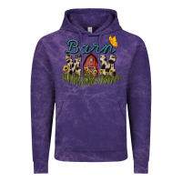 Cloud Purple barn mom sunflower Vintage Hoodie - NancyCooperArtShop