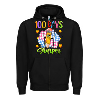 Black 100 days sharper Zipper Hoodie - Artiststas