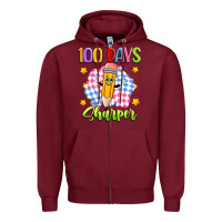 100 Days Sharper Zipper Hoodie | Teevron