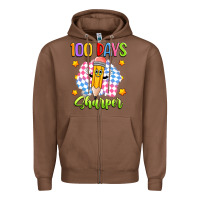 Chestnut 100 days sharper Zipper Hoodie - Artiststas