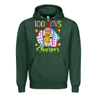 Sports Green 100 days sharper Zipper Hoodie - Artiststas