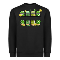 Black patricks day pencils Heavyweight Sweatshirt - MaliasSmallBusiness