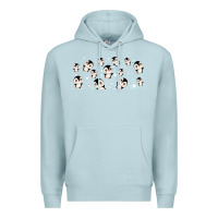 Blue Mist cute penguin Premium Hoodie - TumblerDesignByShophia
