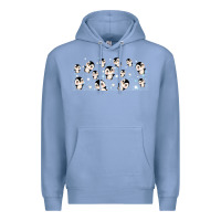 Colony Blue cute penguin Premium Hoodie - TumblerDesignByShophia