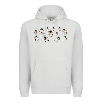 Dove Grey cute penguin Premium Hoodie - TumblerDesignByShophia