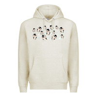 Oatmeal Heather cute penguin Premium Hoodie - TumblerDesignByShophia
