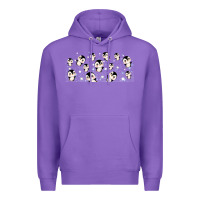 Purple cute penguin Premium Hoodie - TumblerDesignByShophia