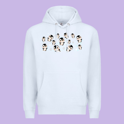 Cute Penguin Premium Hoodie Designed By Tumblerdesignbyshophia