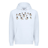 White cute penguin Premium Hoodie - TumblerDesignByShophia