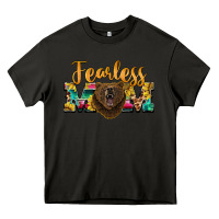 Asphalt fearless mom bear Heavy Core Tee - BarkalooDesign