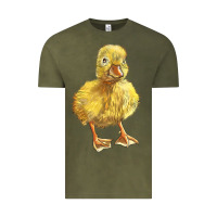 Vintage Olive Baby Duck Vintage Tee - LillyAllenDesigns
