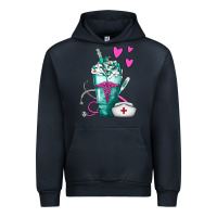 Navy Nurse Frappe Urban Hoodie - FaDigitalArtStudio