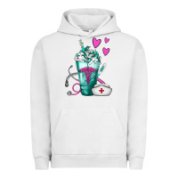 Pigment Lunar Rock Nurse Frappe Urban Hoodie - FaDigitalArtStudio