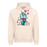 Sandshell Nurse Frappe Urban Hoodie - FaDigitalArtStudio
