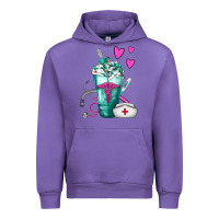 Tulip Nurse Frappe Urban Hoodie - FaDigitalArtStudio