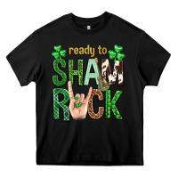 Black Ready to shamrock St. Patrick's Day Heavy Core Tee - Neo Western