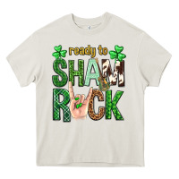 Cream Ready to shamrock St. Patrick's Day Heavy Core Tee - Neo Western