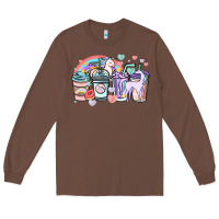 Chestnut unicorn coffee cups Long Sleeve Tee - NancyCooperArtShop